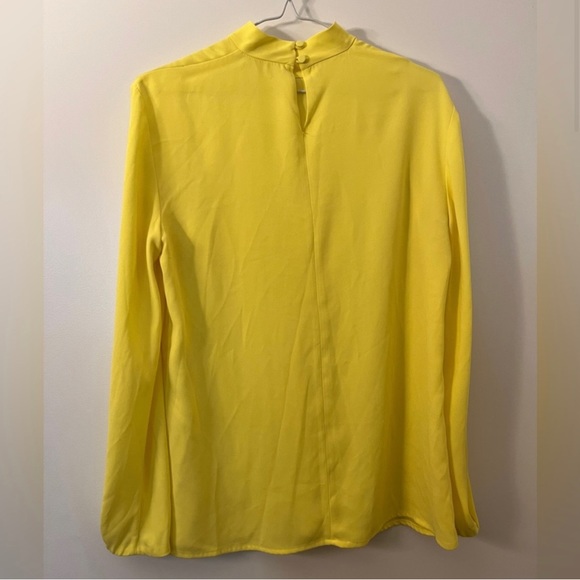 MM Lafleur Sohee turtleneck top in yellow / size 4/small - Picture 5 of 9